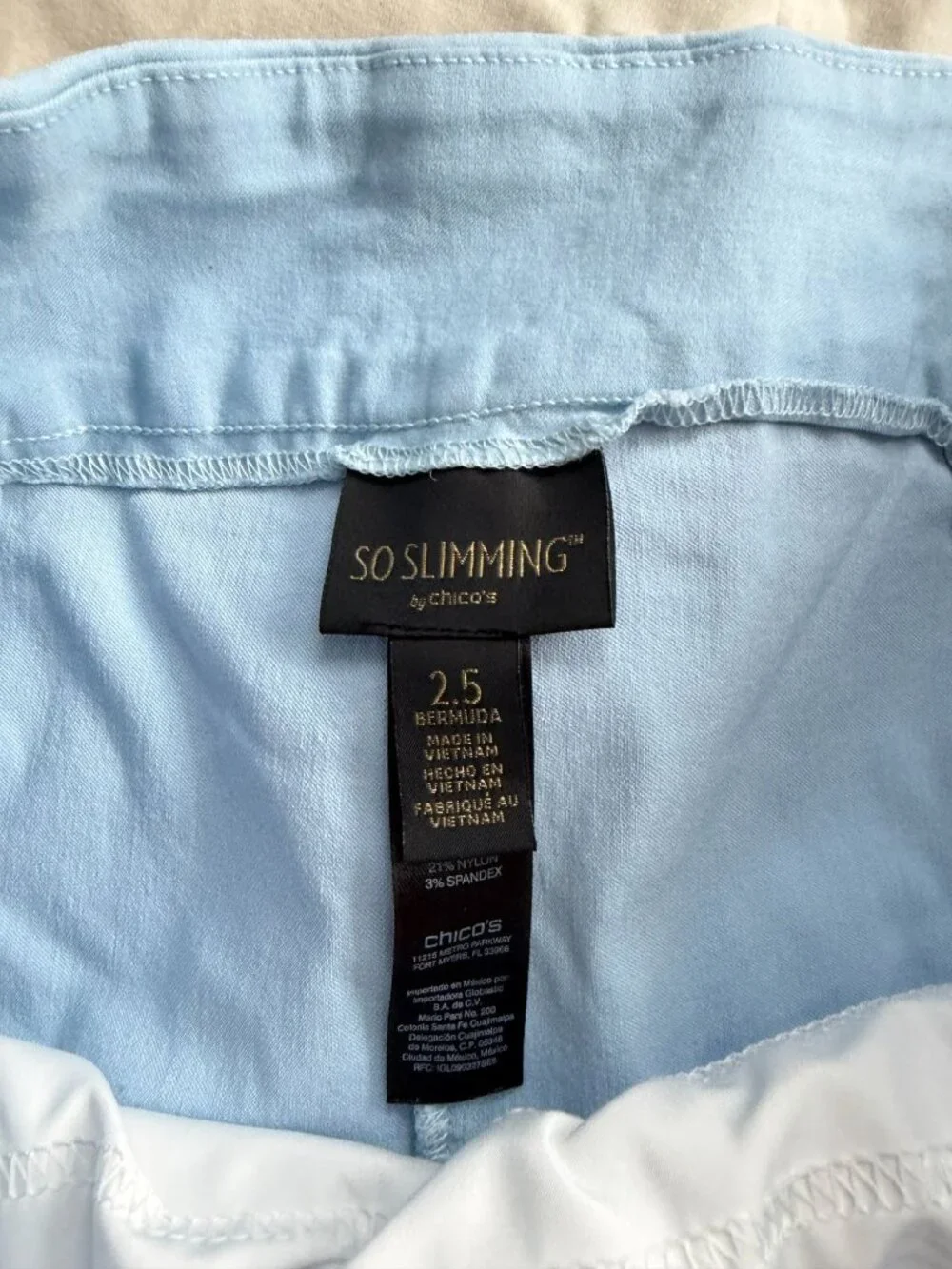 CHICOS Set of 2 So Slimming Bermuda Shorts Size 14